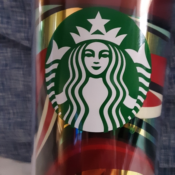 STARBUCKS LTD ED HOLIDAY METALLIC CUP RARE! NEW!